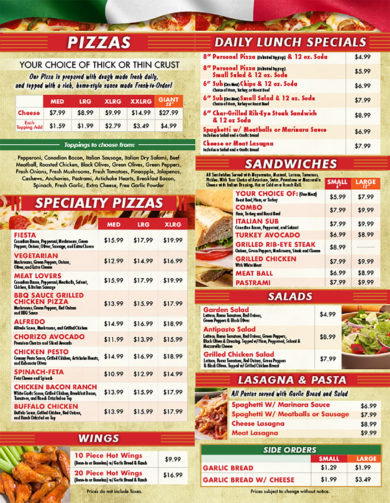 menu2 - Antonious Pizza